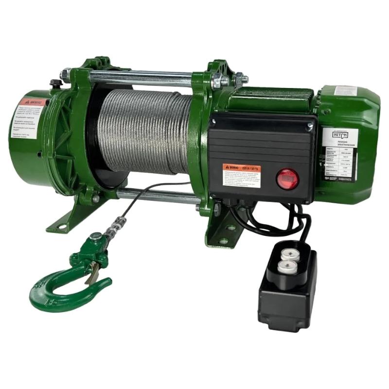 Лебедка электрическая HITCH KCD500 500кг 100м 220В SZ086781