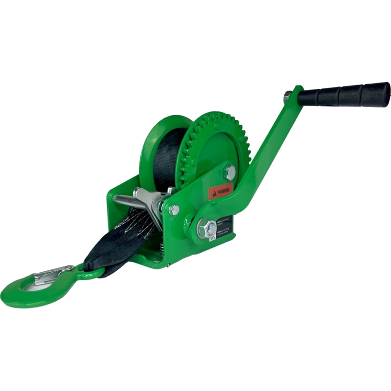 Лебедка ручная барабанная HITCH HW700 (лента)