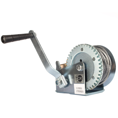 Лебедка ручная барабанная TOR FD 0,5 т, канат 10 м