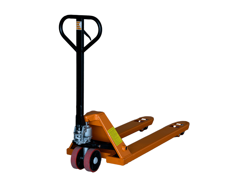 Гидравлическая тележка удлиненная 2 TON (550x1500mm), полиуретановые колеса