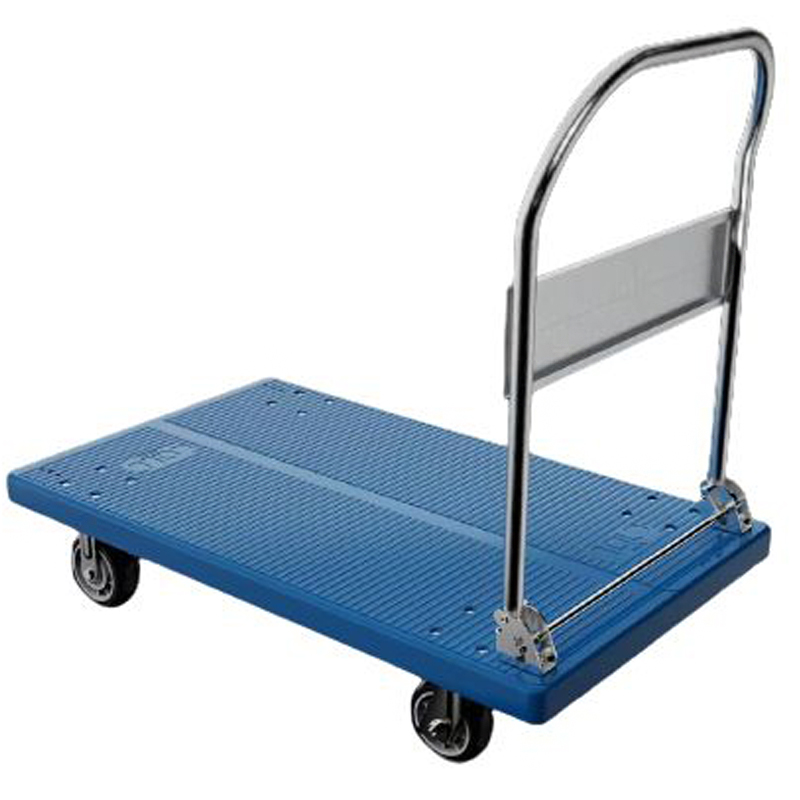 Тележка платформенная TOR PHJ175 г/п 175 кг (720x470) c пластмассовой платформой (резиновые колеса)