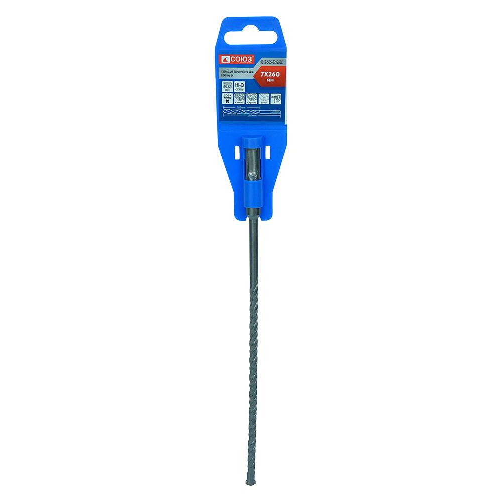 Бур SDS+ СОЮЗ 9019-SDS-07x260C