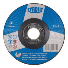 Диск обдирочный Tyrolit 27 125х6,0х22,23 А30Q-BF 2 in 1 BASIC (упаковка 10 шт.)