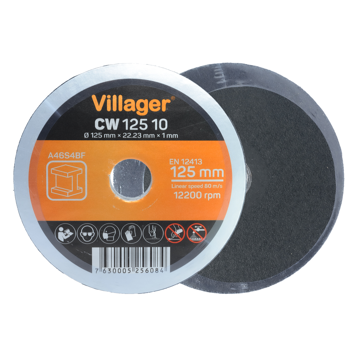 Отрезной диск по металлу Villager Cw 125-10 23770