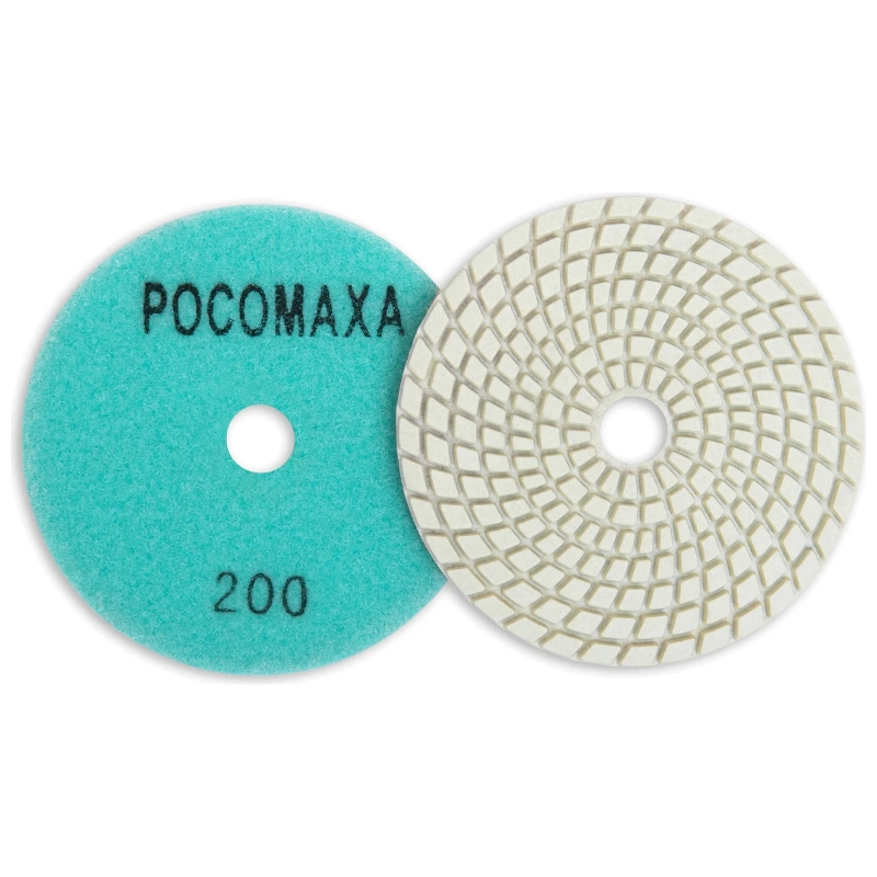 Алмазный гибкий шлифовальный круг 100 мм мокрая шлифовка зерно 200 РОСОМАХА