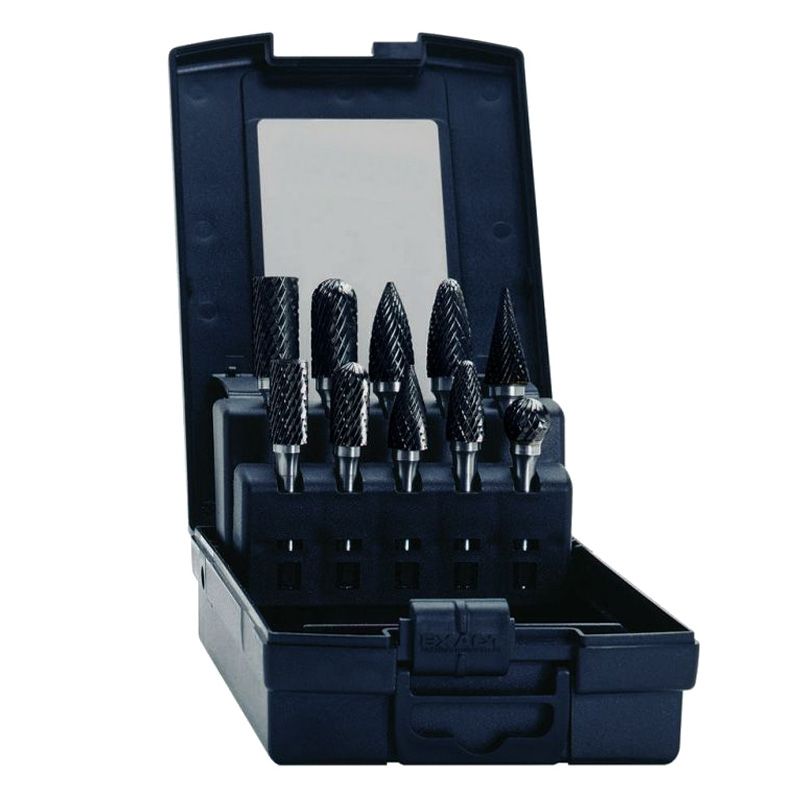 Набор борфрез по металлу GIESS & QUANZ HM TiCN 10 пр.