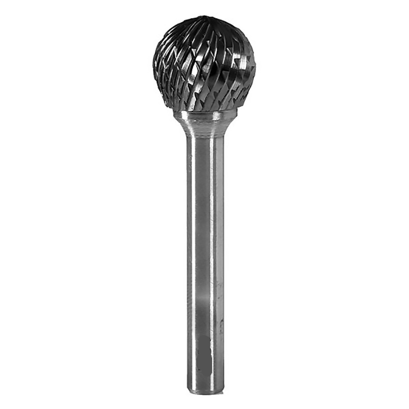 Борфреза сферическая KORNOR D0302NFM03 по алюминию (крупная насечка)