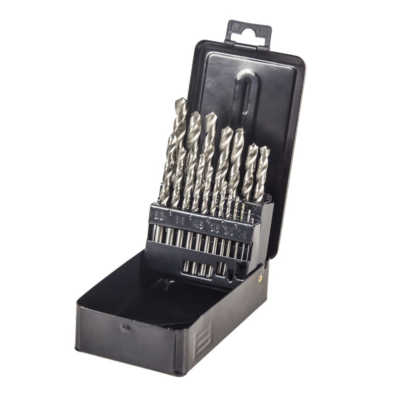 Набор сверл по металлу в металлическом кейсе KOLNER KDS 19M