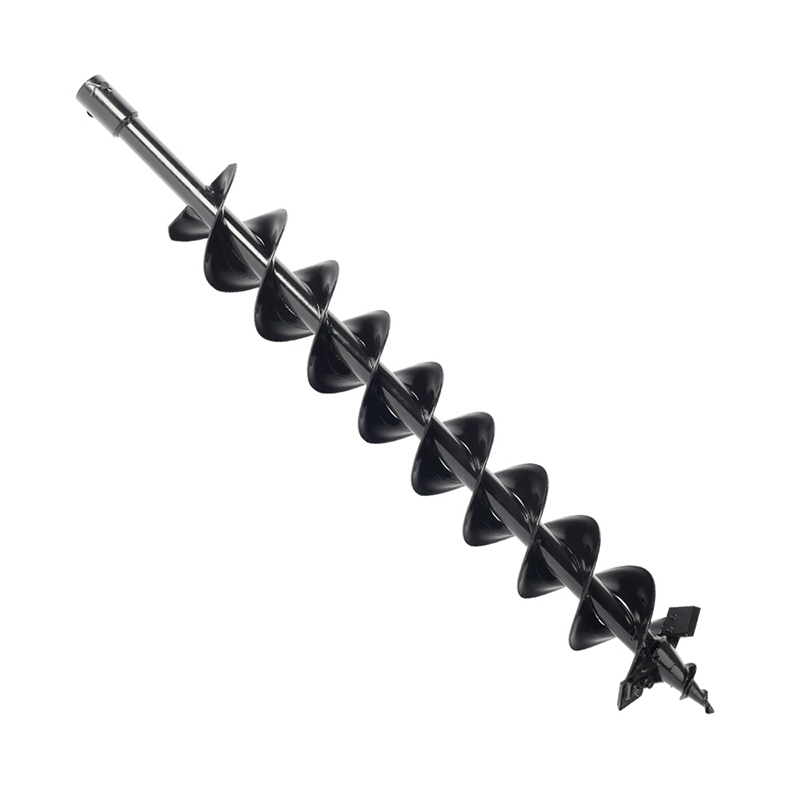 Шнек двухзаходный D 100B для грунта к бензобуру со сменными ножами