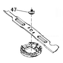 Нож деки 97 см правый Husqvarna 5809834-01