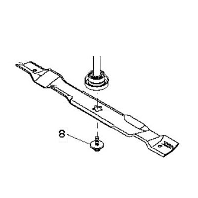 Нож трактора 38 дюймов Husqvarna 5321939-57