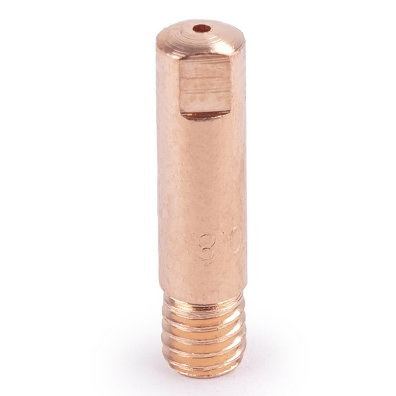 Наконечник FoxWeld М6х25х1.0 прямой (AL) (141.0006/MD0009-60), 10 шт