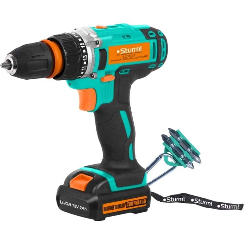 Дрель аккумуляторная Sturm CD3212LT