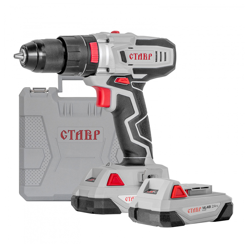 Дрель-шуруповерт аккумуляторная СТАВР ДА-14,4/2 УК