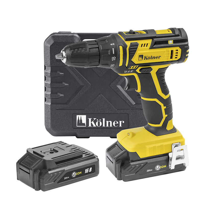 Аккумуляторная дрель-шуруповерт KOLNER KCD 16-2LC