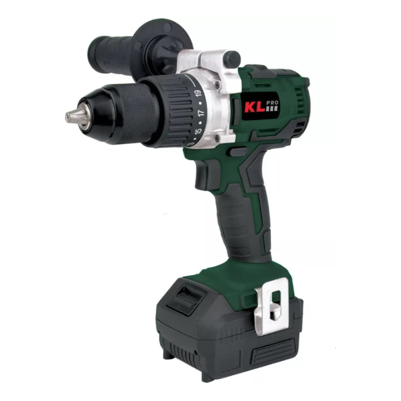 Дрель-шуруповерт ударная бесщеточная KLpro KLDM18B-20 (18 В / 2,0 Ач, 60 Нм)