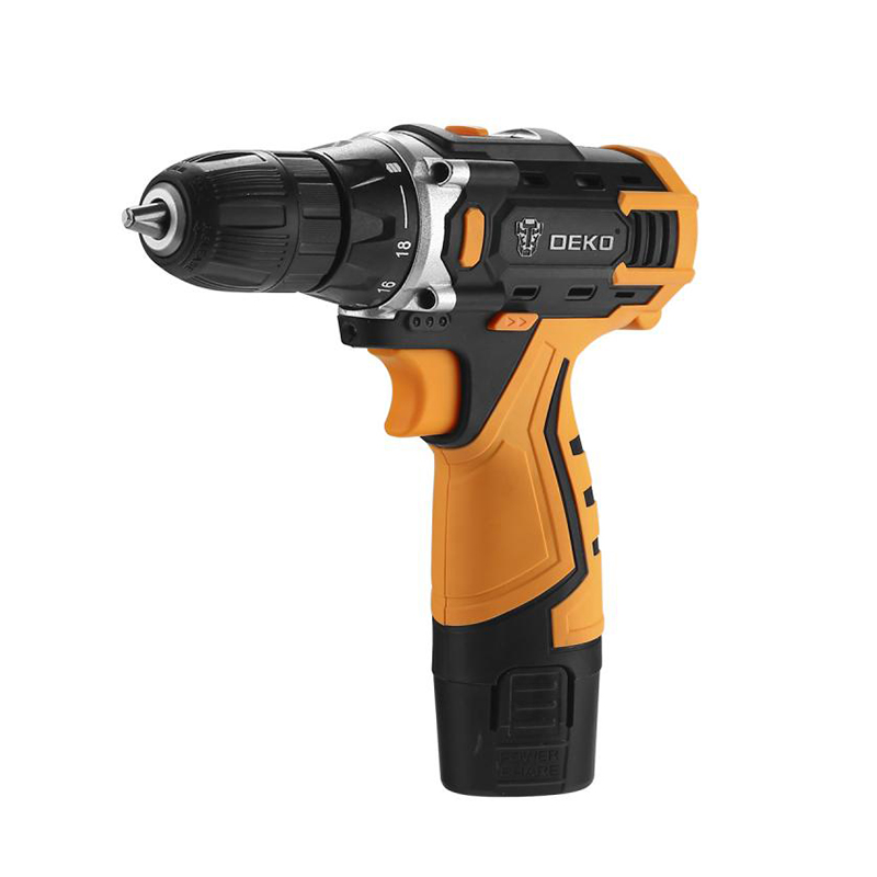 Аккумуляторная дрель-шуруповерт DEKO Banger 12V Li-Ion + набор инструмента 93 предмета, 2х1,5 Ач, з