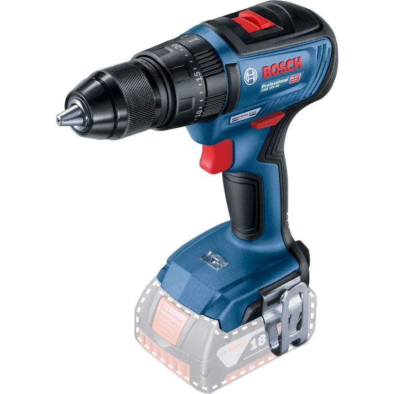 Дрель-шуруповерт аккумуляторная Bosch GSB 18V-50 06019H5102