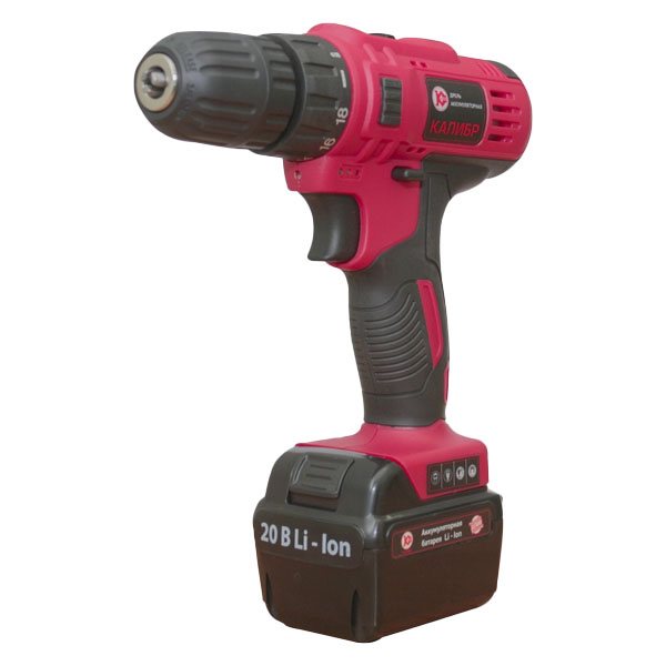Аккумуляторная дрель Калибр ДА-20