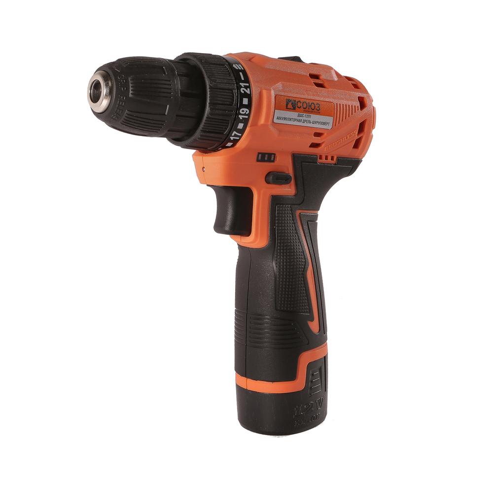 Аккумуляторный шуруповерт СОЮЗ ДШС-12П1