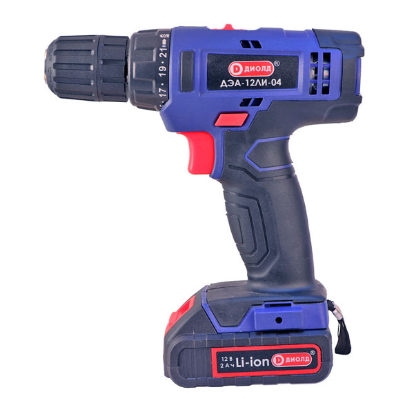 Дрель-шуруповерт аккумуляторная ДИОЛД ДЭА-12ЛИ-04