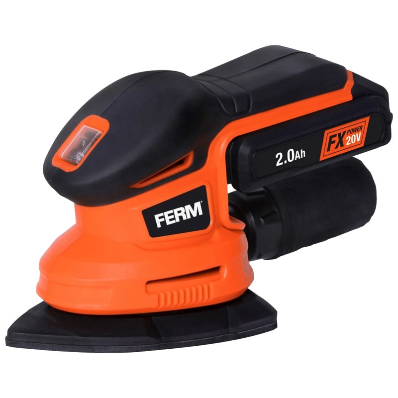 Аккумуляторная орбитальная шлифмашина Ferm PSM1033 Li-Ion 20 В Компл. Solo (без акк. и Зу), 10000