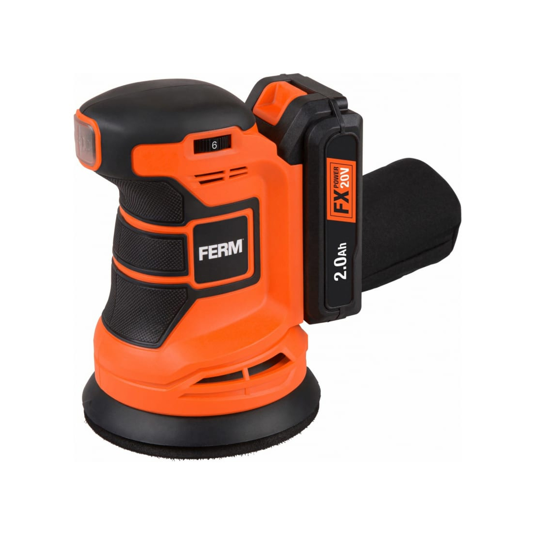 Аккумуляторная орбитальная шлифмашина Ferm ESM1014 Li-Ion 20 В Компл. Solo (без акк. и Зу)