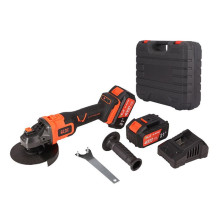 Аккумуляторная УШМ бесщеточная ACDC GS-21BL ONE PLUS (Li-ion-2шт, 4.0Ач, 125 мм, 2 скорости, З/У, в