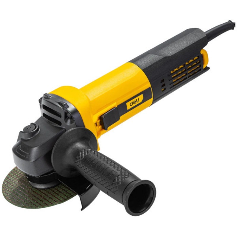 Угловая шлифмашина сетевая DELI DL-JM115-E1 ( 750Вт, 115мм, 12000об/ мин, картон) 103022