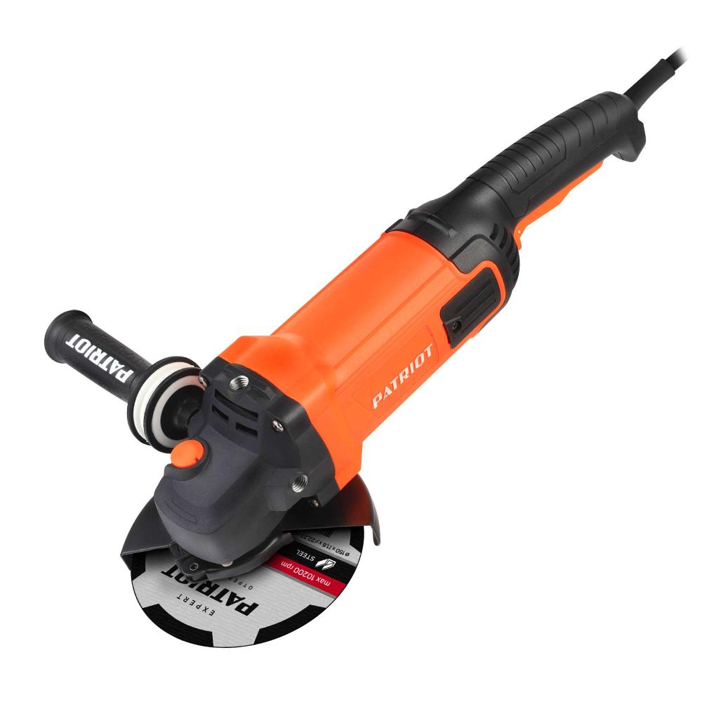 Машина углошлифовальная сетевая (УШМ) PATRIOT AG 150, 1700Вт, диск 150 мм