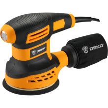 Шлифмашина эксцентриковая сетевая DEKO DKG350
